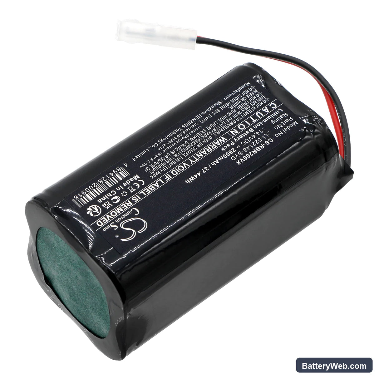 Sencor SRV 6110BK Replacement Battery, 14.4V, 2600mAh, Li-ion 2