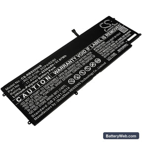 Razer Blade Stealth 2016 V2 Replacement Battery, 11.4V, 4550mAh, Li-Polymer 1