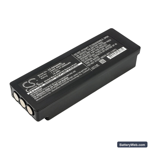 Scanreco 590 Replacement Battery, 7.2V, 2000mAh, Ni-MH 1
