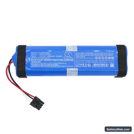 RobZone Duoro ULTIMATE-P Replacement Battery, 14.4V, 5200mAh, Li-ion 3
