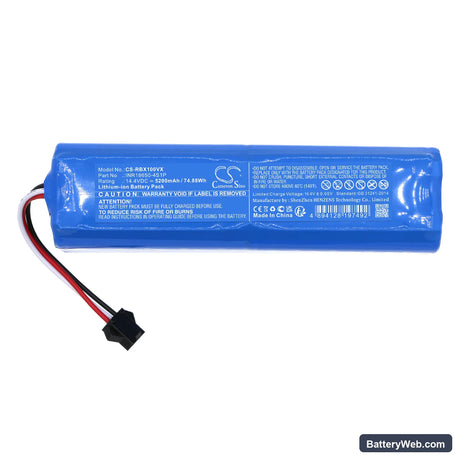 RoboJet X-level Replacement Battery, 14.4V, 5200mAh, Li-ion 3