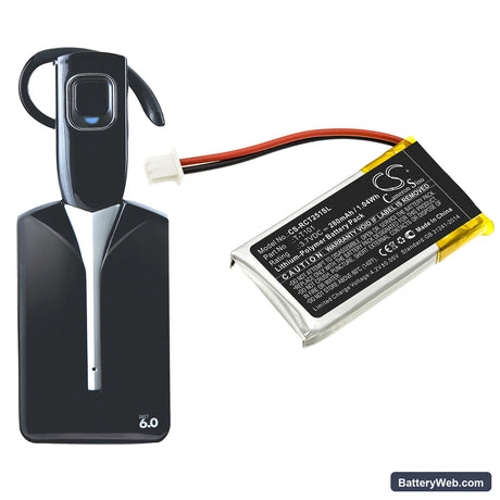 RCA 25111 Replacement Battery, 3.7V, 280mAh, Li-Polymer 6