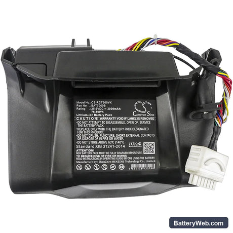 Wolf Garten R.S.400 Replacement Battery, 25.6V, 3000mAh, Li-ion 5