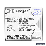 Cricket Debut Replacement Battery, 3.85V, 2700mAh, Li-Polymer 3