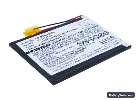 RCA RCT6077W2 Replacement Battery, 3.7V, 3000mAh, Li-Polymer 1