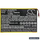 RCA Galileo Pro 11.5" Replacement Battery, 3.7V, 4000mAh, Li-Polymer 3