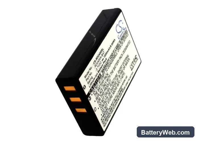 Thomson X-2400 Replacement Battery, 3.7V, 1800mAh, Li-ion 5