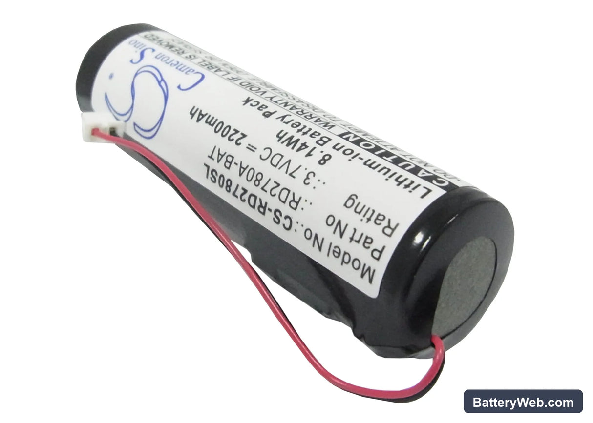 RCA Lyra Jukebox RD2780 MP3 Playmer Replacement Battery, 3.7V, 2200mAh, Li-ion 4