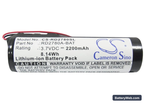 RCA Lyra Jukebox RD2780 MP3 Playmer Replacement Battery, 3.7V, 2200mAh, Li-ion 5
