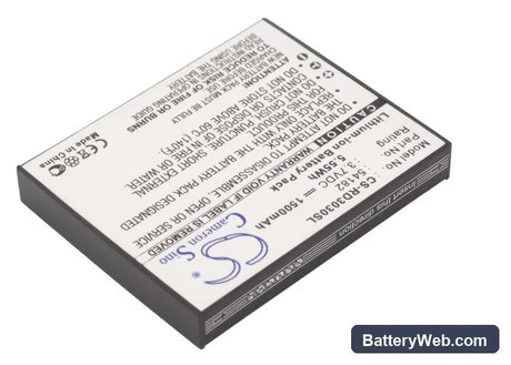 RCA Lyra X3000 Replacement Battery, 3.7V, 1500mAh, Li-ion 2