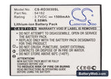 RCA Lyra X3000 Replacement Battery, 3.7V, 1500mAh, Li-ion 5