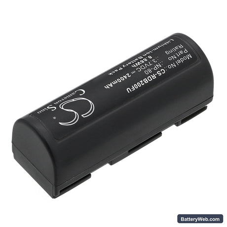 Epson R-D1 Replacement Battery, 3.7V, 2400mAh, Li-ion 2