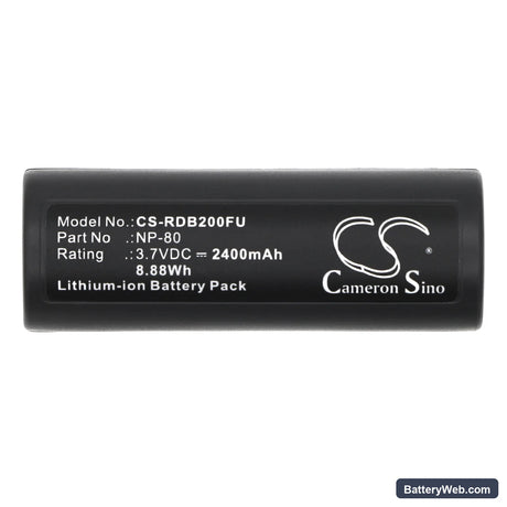 Epson R-D1 Replacement Battery, 3.7V, 2400mAh, Li-ion 5