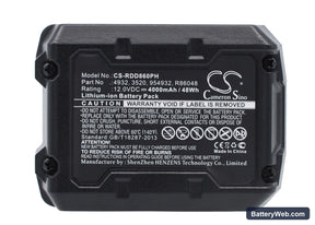 AEG BLL12C Replacement Battery, 12V, 4000mAh, Li-ion 1