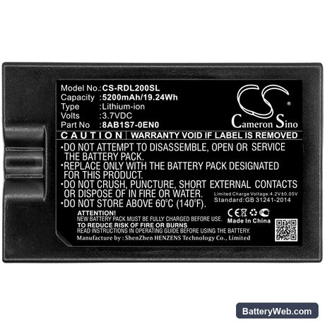 Ring Video Doorbell 2 Replacement Battery, 3.7V, 5200mAh, Li-ion 5