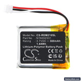 Rode Wireless Go II Replacement Battery, 3.8V, 380mAh, Li-Polymer 3
