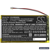 Creative Labs Nomad Jukebox ZenTouch Replacement Battery, 3.7V, 1500mAh, Li-Polymer 3