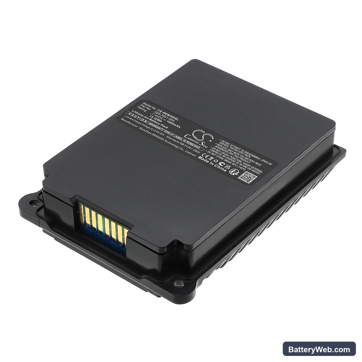 RAE Systems RAE029-0695000 Replacement Battery, 7.4V, 1800mAh, Li-ion 1