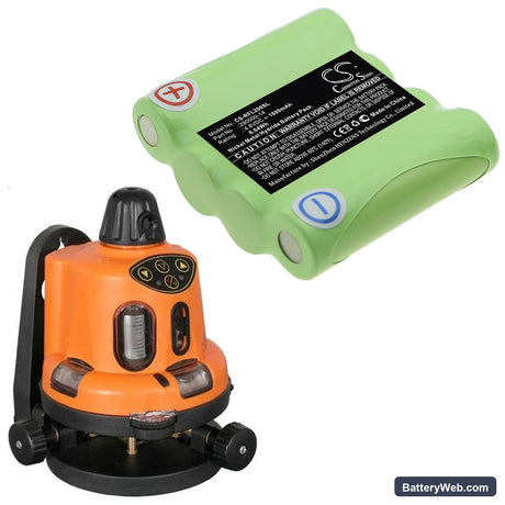 Geo-Fennel Rotationslaser FL 200A Replacement Battery, 4.8V, 1800mAh, Ni-MH 4