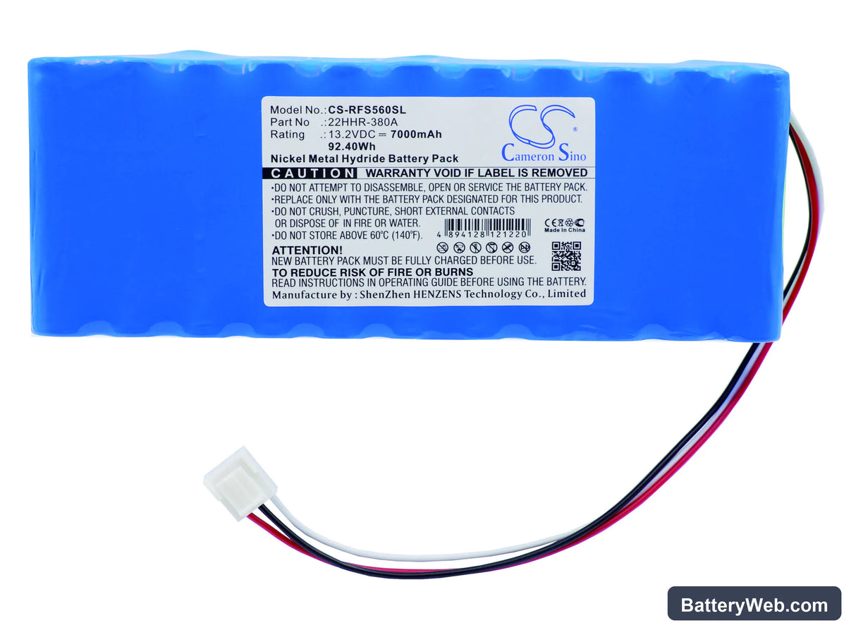 Rohde & Schwarz Spectrum Analyzer 1102.5607.00 Replacement Battery, 13.2V, 7000mAh, Ni-MH 5