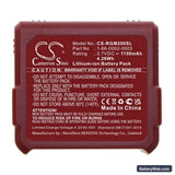 RGIS Guia RM2 Replacement Battery, 3.7V, 1150mAh, Li-ion 5