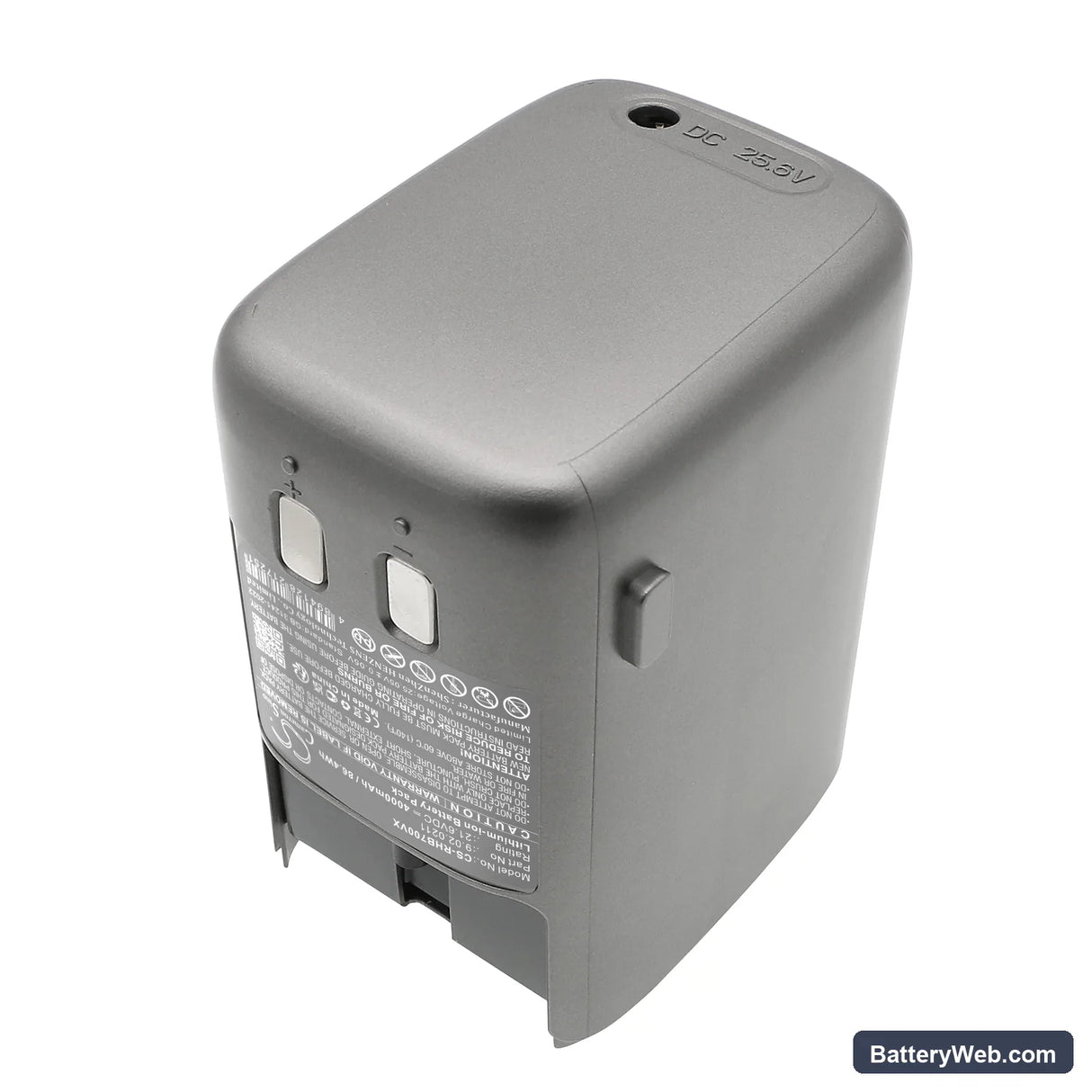 Roborock H7 Replacement Battery, 21.6V, 4000mAh, Li-ion 4