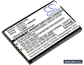 Renkforce 1373174 Replacement Battery, 3.7V, 1400mAh, Li-ion 1
