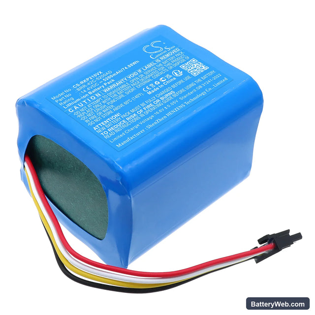 Roborock P20 Pro Replacement Battery, 14.4V, 5200mAh, Li-ion 1