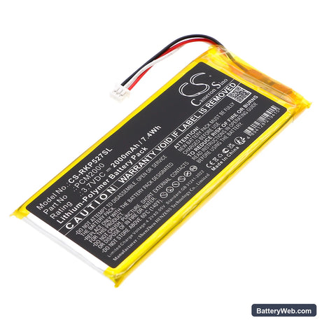 Ring 5AT2S7 Replacement Battery, 3.7V, 2000mAh, Li-Polymer 1
