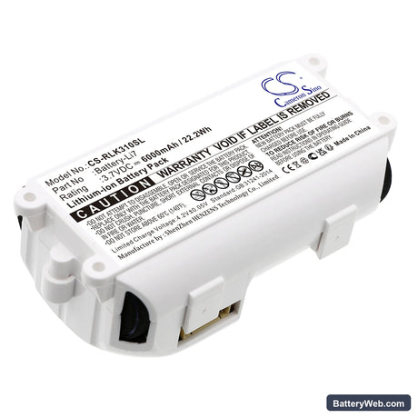 Reolink Argus 3 Pro Replacement Battery, 3.7V, 6000mAh, Li-ion 3