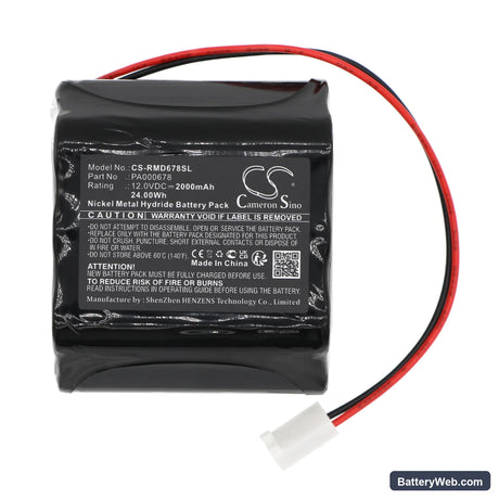 Roma Rollladen Rolladen Replacement Battery, 12V, 2000mAh, Ni-MH 3