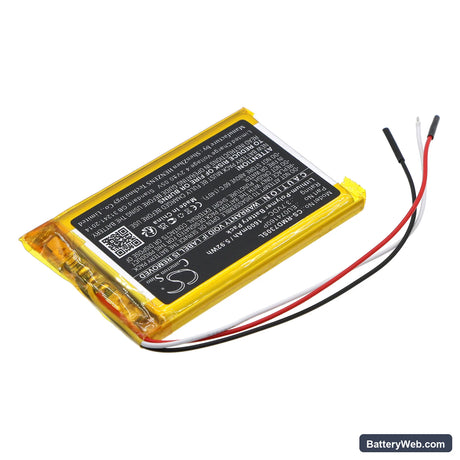 Rand McNally TND-730 Replacement Battery, 3.7V, 1600mAh, Li-Polymer 2