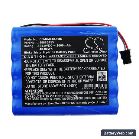 ResMed VS III Replacement Battery, 24V, 2000mAh, Ni-MH 3