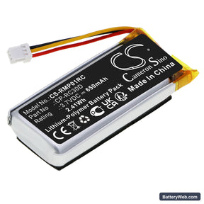 Razer NAGA PRO Replacement Battery, 3.7V, 650mAh, Li-Polymer 1
