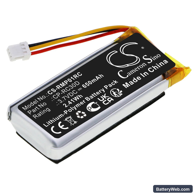 Razer NAGA PRO Replacement Battery, 3.7V, 650mAh, Li-Polymer 1