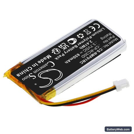 Razer NAGA PRO Replacement Battery, 3.7V, 650mAh, Li-Polymer 2