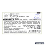 iRay Mars1417V Replacement Battery, 11.1V, 4150mAh, Li-ion 5