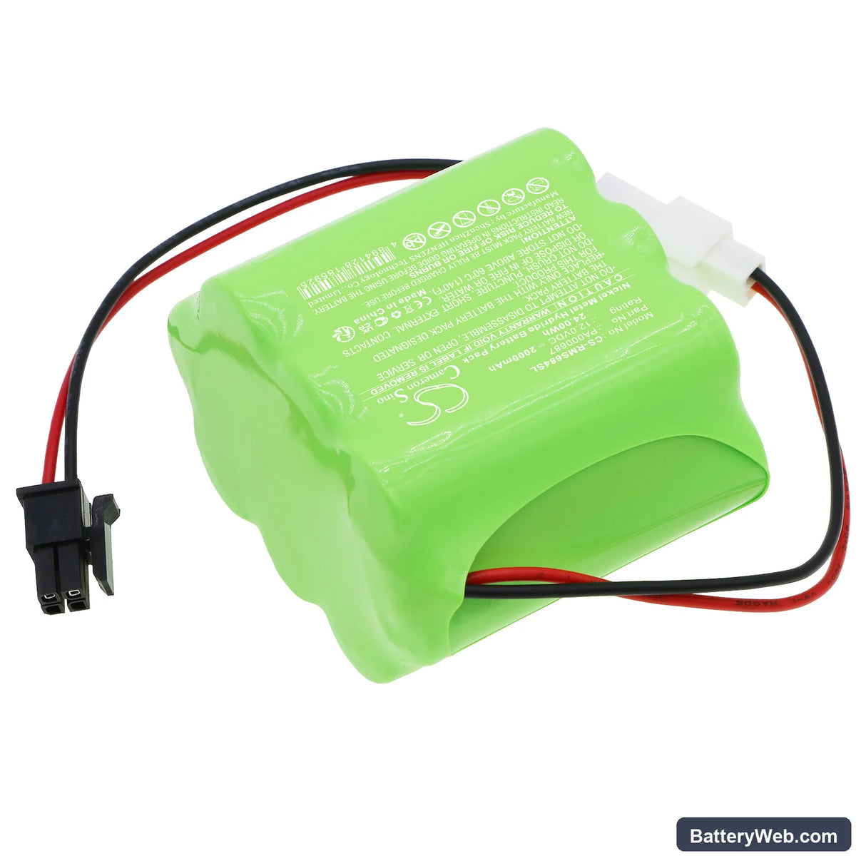 Roma Rollladen shutter Replacement Battery, 12V, 2000mAh, Ni-MH 2