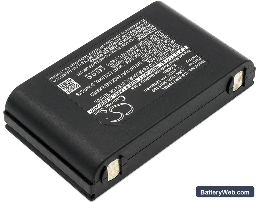 Ravioli MH1300 Replacement Battery, 7.2V, 1200mAh, Ni-MH 2