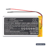 Rand McNally TND-70 Replacement Battery, 3.7V, 3500mAh, Li-Polymer 3