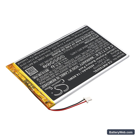 Rand McNally TND-T80B Replacement Battery, 3.7V, 4000mAh, Li-Polymer 2