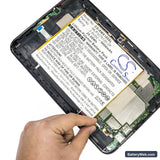 Verizon Ellipsis 10 Replacement Battery, 3.8V, 6600mAh, Li-Polymer 6