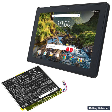 Verizon Ellipsis 10 HD Replacement Battery, 3.85V, 8000mAh, Li-Polymer 6