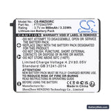 Razer RC03-001201 Replacement Battery, 3.7V, 900mAh, Li-ion 3