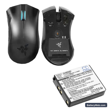 Razer RC03-001201 Replacement Battery, 3.7V, 900mAh, Li-ion 4