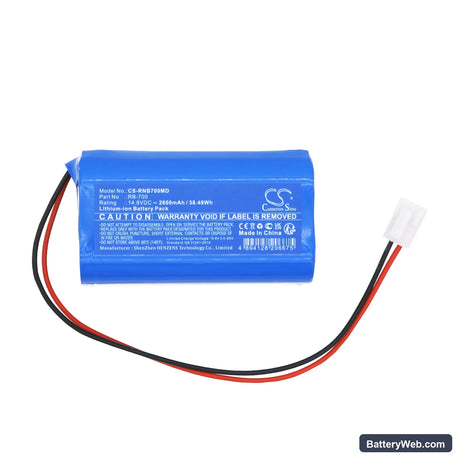 Ronbo RB700 Fetal Monitor Replacement Battery, 14.8V, 2600mAh, Li-ion 3