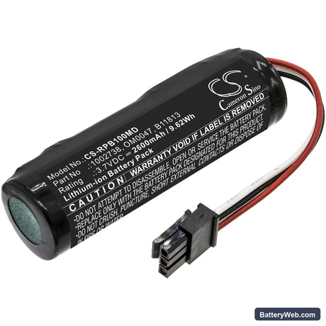 Respironics BiliChek Noninvasive Bilirubin Analyzer Replacement Battery, 3.7V, 2600mAh, Li-ion 1