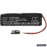 Respironics BiliChek Noninvasive Bilirubin Analyzer Replacement Battery, 3.7V, 2600mAh, Li-ion 3