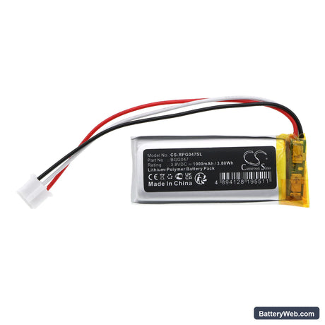 Roku Voice Remote Pro Replacement Battery, 3.8V, 1000mAh, Li-Polymer 3
