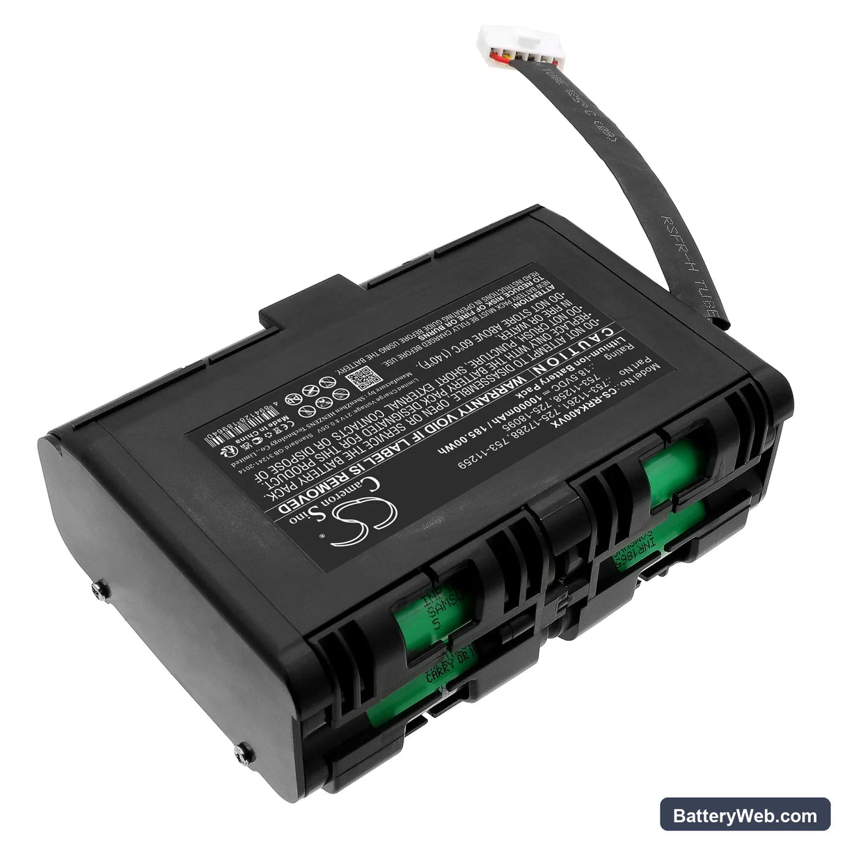CubCadet XR5 4000 Replacement Battery, 18.5V, 10000mAh, Li-ion 2